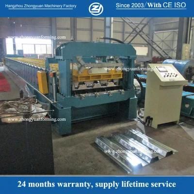 PLC Computer Control Heat Treatment Cutter Plate Rolling Plate Rolling Deck Roll Forming Machine with Ce
