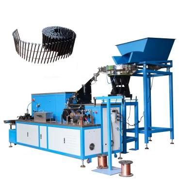 SSS Automatic Coil Nail Collator Copper Coil Nails Making Machine