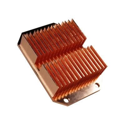 Copper Skived Fin Heat Sink for Svg and Apf and Inverter and Electronics and Power