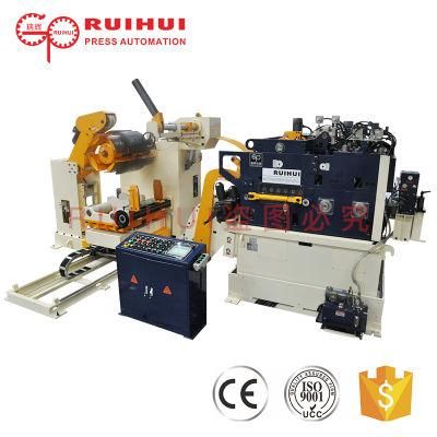 Punch Three-in-One Feeder, Coil Uncoiling, Leveling and Feeding Integrated Machine, Three-in-One Servo Feeder