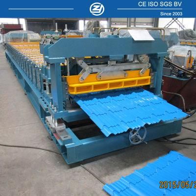 Galvanized Steel Step Machinery Building Material Roof Sheet Glazed Tile Roll Forming Machine Factory Price with ISO9001/Ce/SGS/Soncap