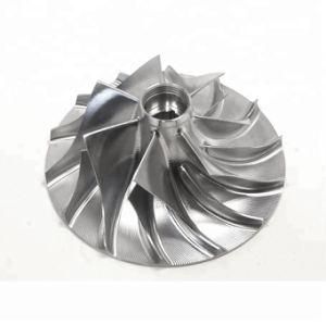 5 Axis Aluminum Machining Milling Turning Lathing CNC Parts Aluminum Housing for Turbo Impeller