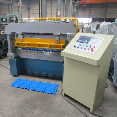 Gold Supplier Aluminium Coil and Sheet Glazed Tiles Roll Forming Machine