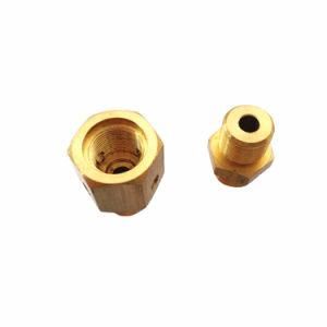 China Factory Metal Plating CNC Turning Lathing Machining Copper Brass Spare Parts