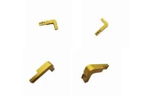 Custom Precision Gold Anodizing Aluminium CNC Machining Part