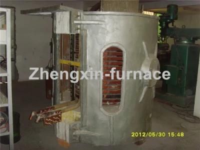 1t Coreless Medium Frequency Induction Melting Furnace for Iron