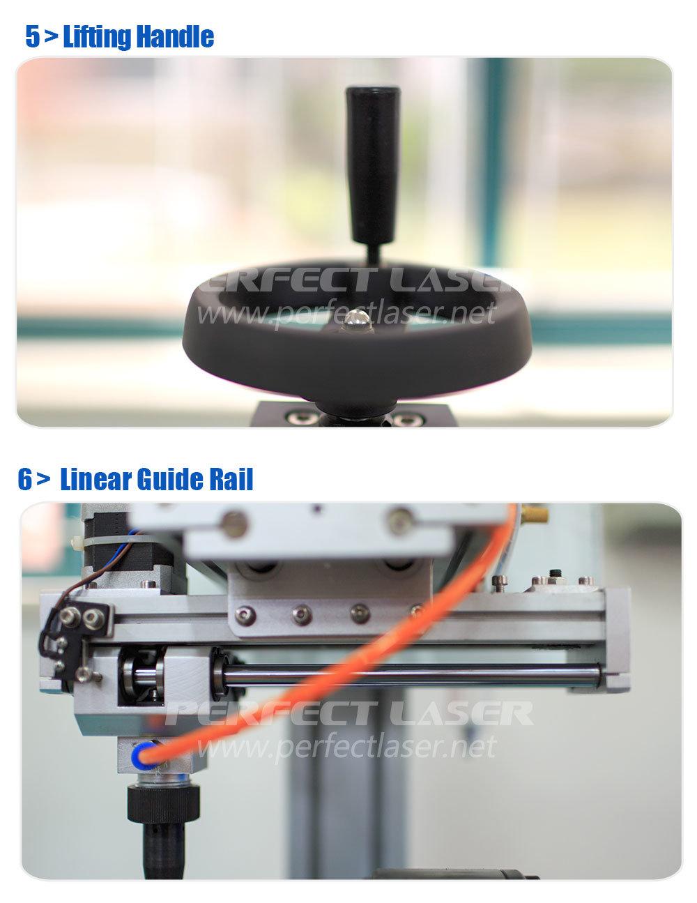 Desktop Pneumatic Metal DOT Peen Engraving Marking Stamping Machine for Auto Parts