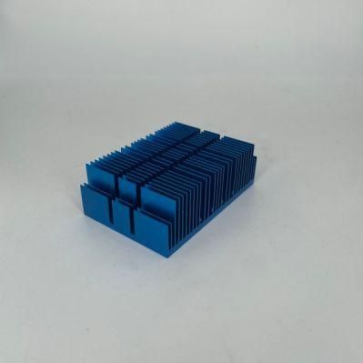 30*30*15 Skived Fin Heat Sink Aluminum Profile CNC for Electronic