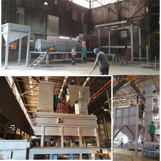 Green Clay Sand Processing Reclamation Production Equipment Line for Foundry Plant Casting Parts Production