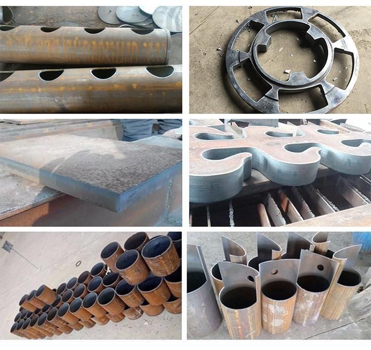 CNC Plasma Cutting Machine/Plasma Cutter/Plasma Cut CNC Pipe Drilling Marking and Engraving with 3D Rotary Axis