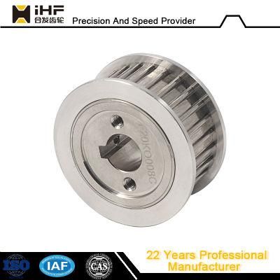Ihf Stainless Steel 2gt 20t Gear Synchronous Timing Belt Pulleys for 3D Printer