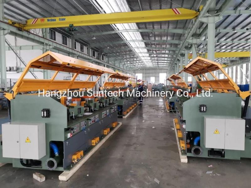 China High Quality Automatic Medium Copper/ Aluminum / Galvanized Wire Brass Wire Drawing Machine with Annealer Factory