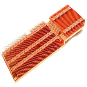 High Precision Extruded Copper Pipe Heat Sink