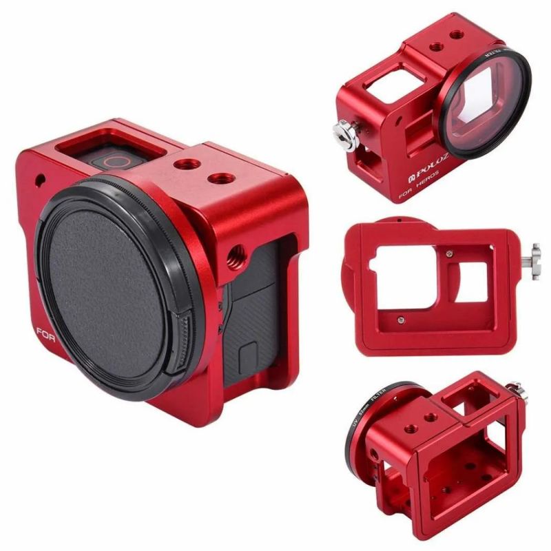 CNC Machining Aluminum Camera Lens Case with Anodize Colors