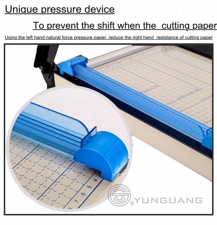 Steel Gld A4 Paper Cutter (Blue)