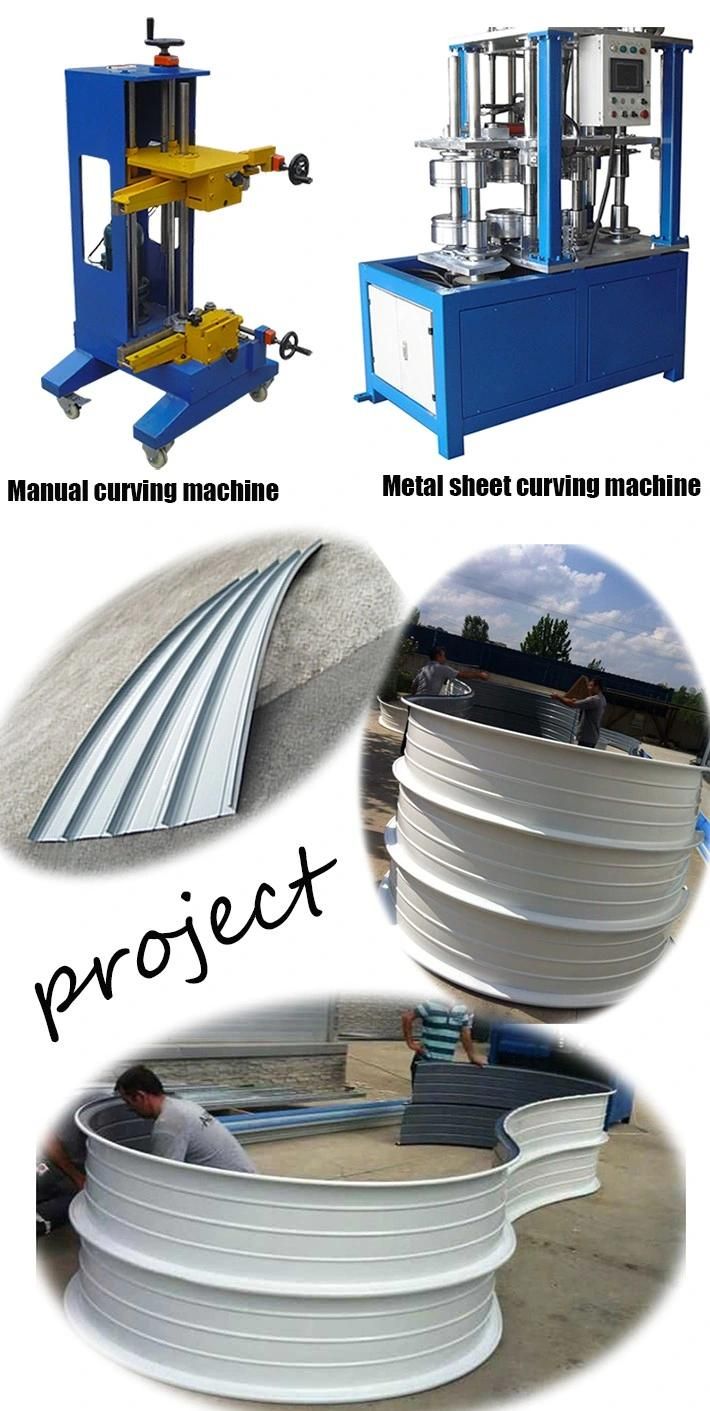 Standing Seam Metal Roof Fully Automatic Adjusted Bending Curving Machine