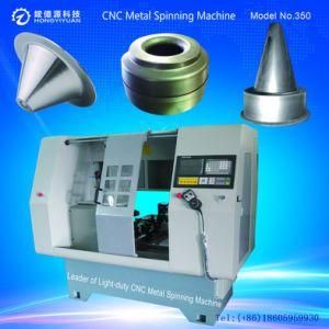 Mini Automatic CNC Metal Spinning Machine for Car Parts (Light-duty 350B-25)