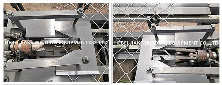 Automatic Diamond Mesh Chain Link Fence Machine for Cyclone Wire