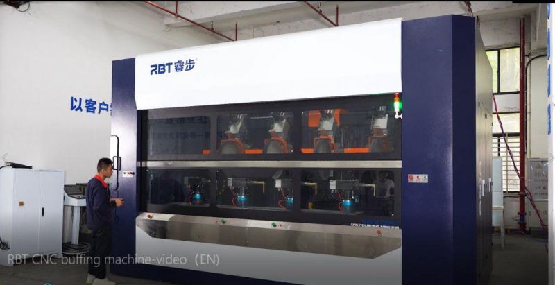 Sanitaryware Faucet CNC Clearing and Buffing Machine