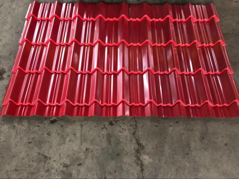 Color Glazed Tile Roofing Sheet Making Machine/Press Step Roofing Panel Roll Forming Machine/Glazed Tile Forming Line