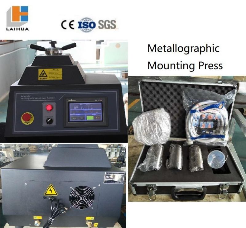 ISO9001 Certified New Double Head Automatic Metallogrpahic Specimen Hot Mounting Press