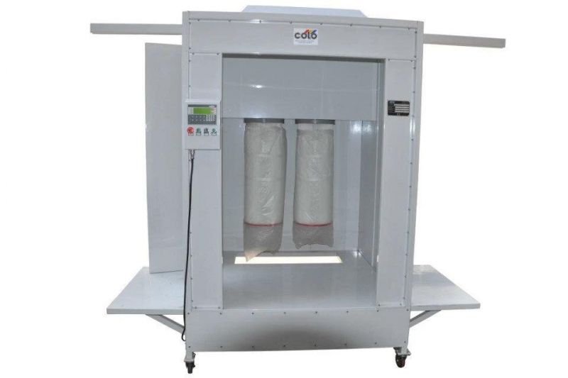 Closed-Drive-Thru Powder Coating Booth for Painting Fire Extinguisher