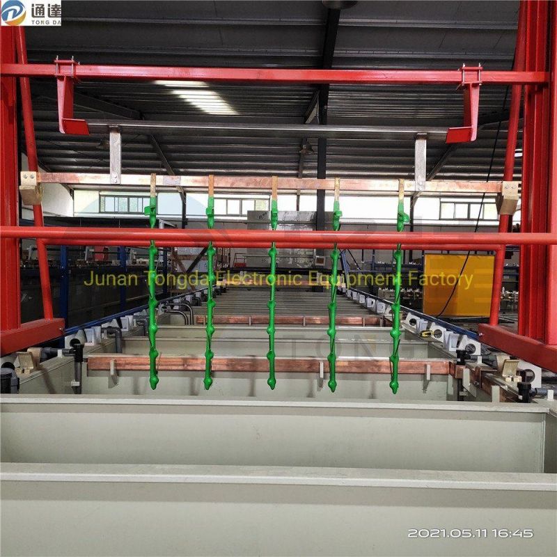 Chrome Plating Line Anodized Aluminum Production Machine Anodizing Aluminum Plant Aluminum Anodizing Equipment Tin/Nickel Plating Machine Rack Zinc Plating