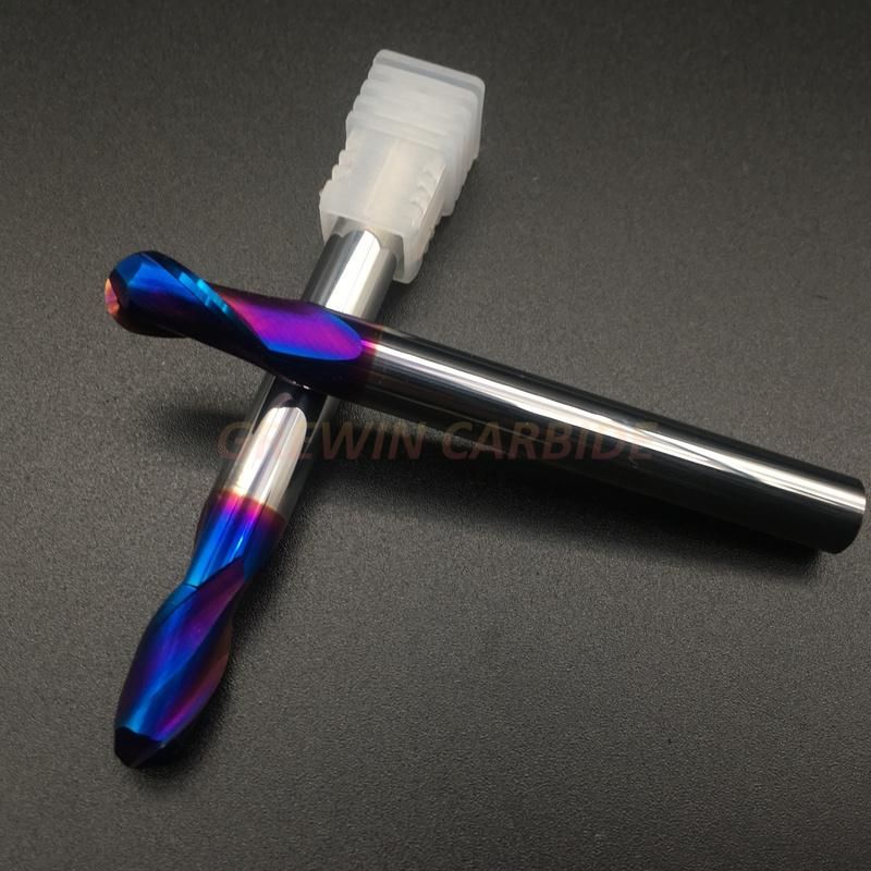 Grewin-Customization 4 Flutes Ball Nose End Mill for Router Bits