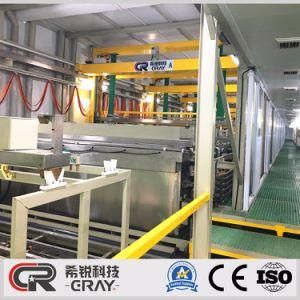 Automatic Gantry Type Central Anode Rack Plating Production Line Zipper Coating Machine