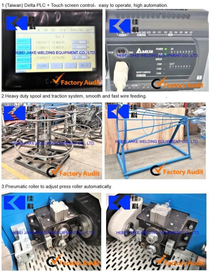 Fast PLC Control Iron Rod Wire Straightening and Cutting Machine