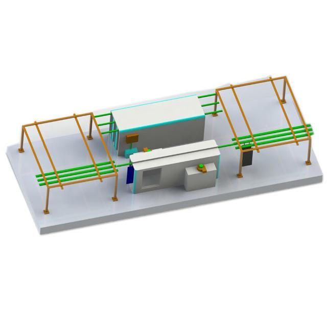 Powder Coated Line for Aluminium Profiles