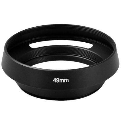 Generic Lens Mount Adapter Ring Lens Hood with Black Color