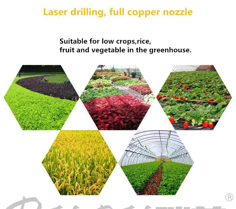 Ilot 8 Holes Customized Brass Nozzles for Agriculture and Garden Use