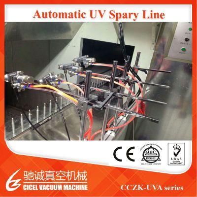 Automatic Resin UV Varnish Spray Painting Line for Vacuum Metallizer