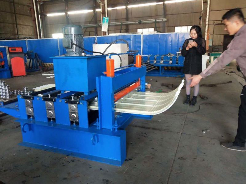 Metal Roofing Trapezoidal Ibr Panel Crimp Roof Curving Arch Bending Roll Forming Machine