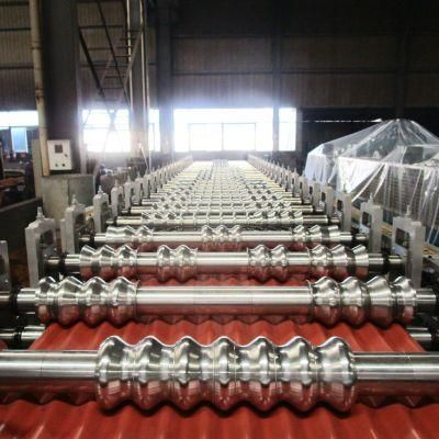 20 Years Experience Customized Self Lock Customized Double Layer Steel Roofing Panel Roll Forming Machine for Sale