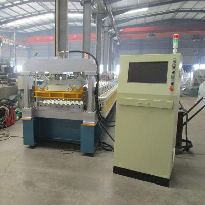 Top Sale PLC Control System Galvanized Corrugated Steel Roofing Sheet Making Machine with ISO Ce BV SGS