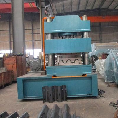 Highway Guardrail Panel Roll Forming Machine with Gear Box Transmission
