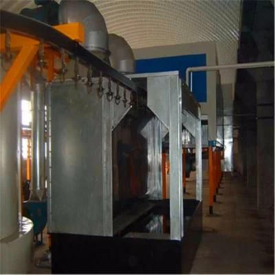 China New Steel Electrostatic Automatic Powder Coating Spray Booth with ISO