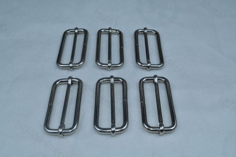 High Quality Nickle Free Metal Tri-Glide Adjustable Slider Buckle for Bags, Bag Adjustable Buckle Dog Collar