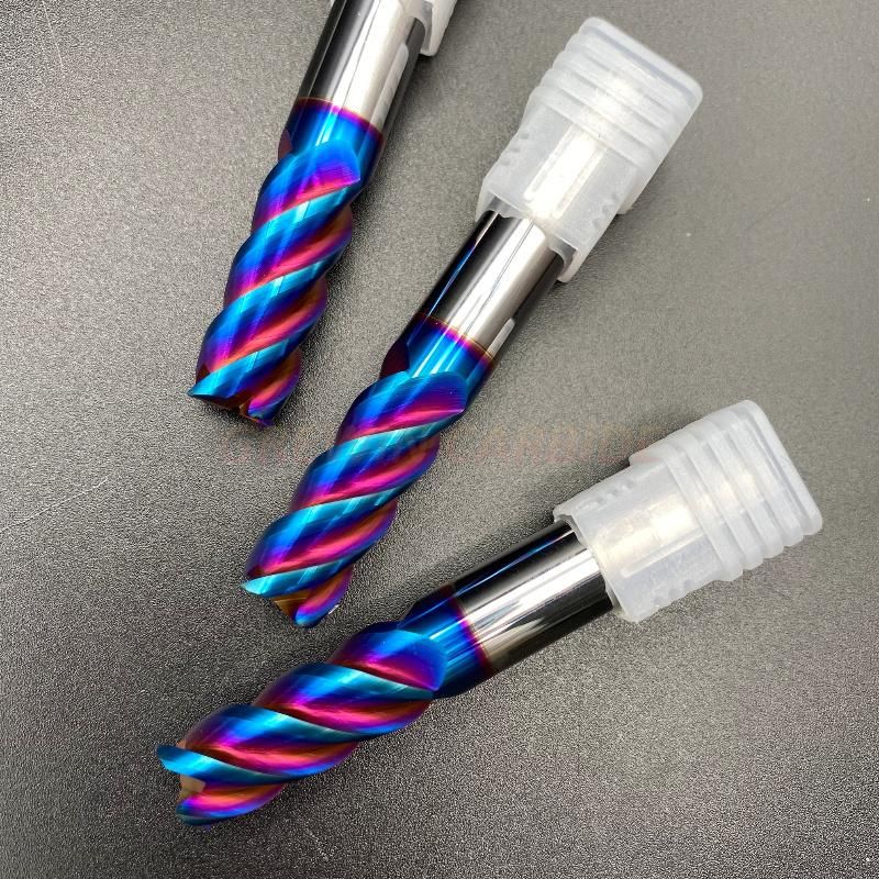 Grewin-D10mm*100mm HRC65 4 Flutes Tungsten Carbide Flat End Mill