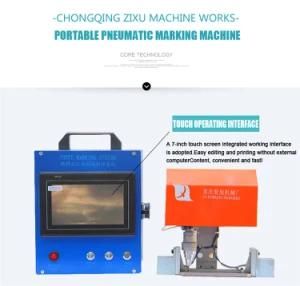 Chuke Portable Pneumatic DOT Peen Marking Machine for Steel