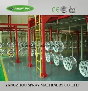 Aluminum Wheel Hubs Powder Coating Line