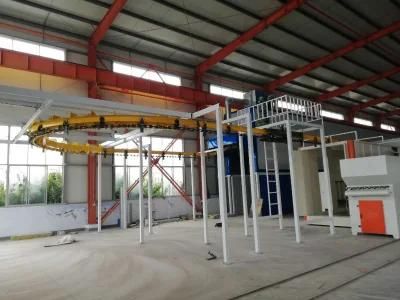 Semi-Auto Powder Coating System with Manual Spray Booth