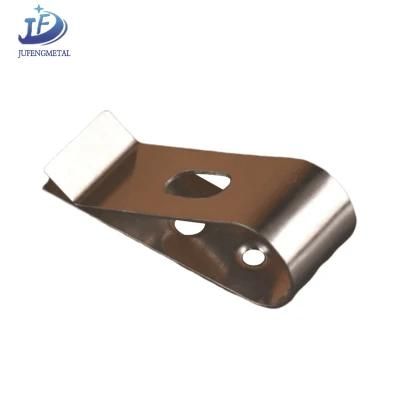 Fabrication Process Metal Punching Stamping Fixing Plate with Zinc Plating