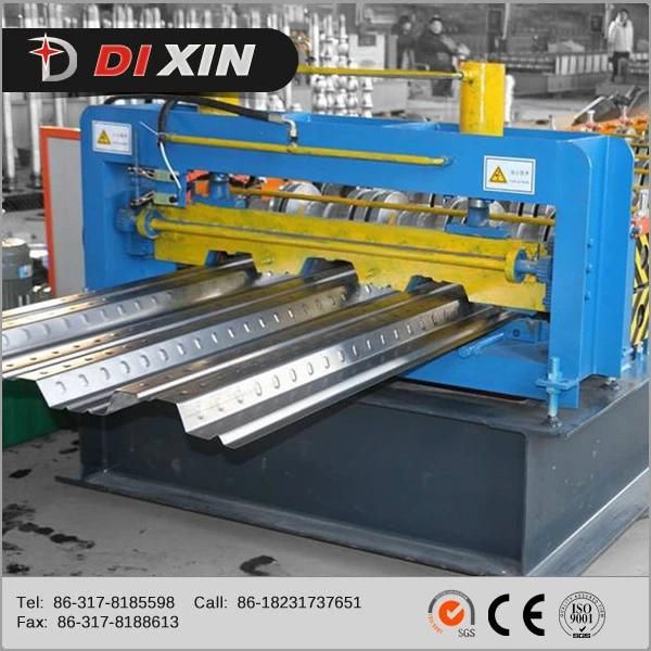 Dixin 980 Shaped High Strength Bearing Steel Structure Floor Decking Cold Roll Forming Machine