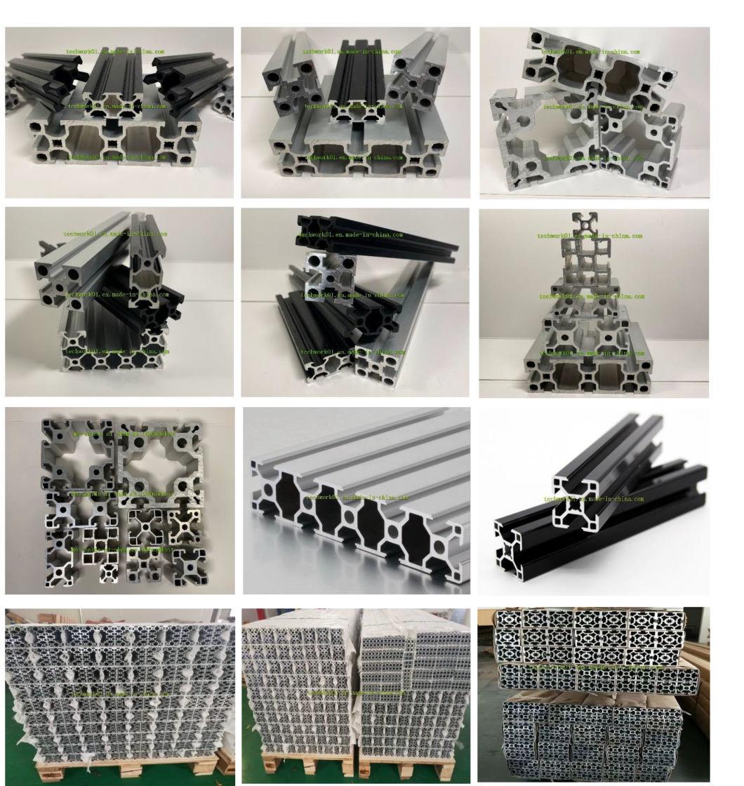 T Slot Aluminum Extrusion, V Slot Aluminum Profiles, Black Anodized, Silver Anodized