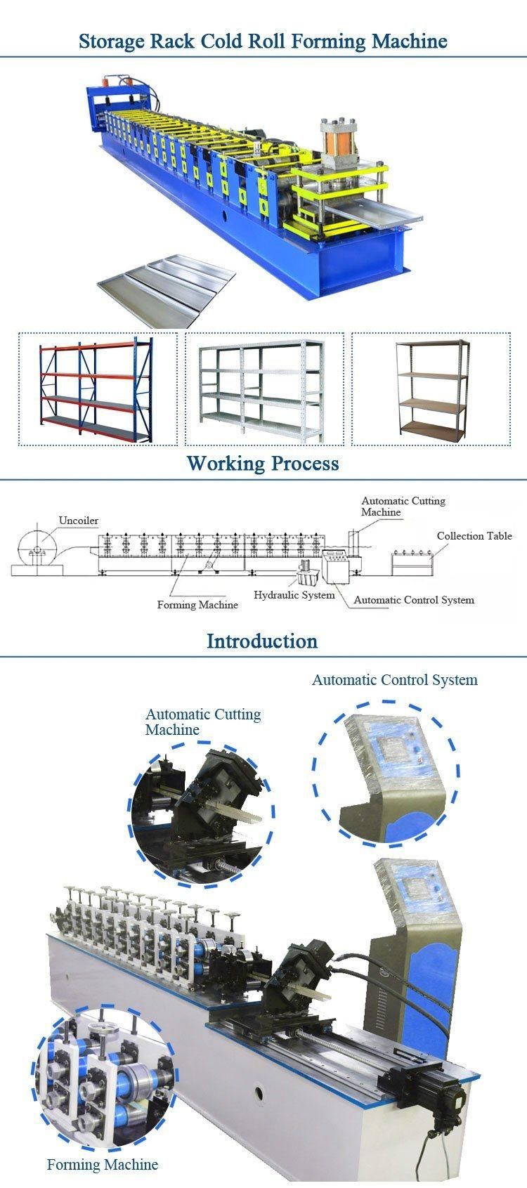 Good Quality Industrial Rack Forming Machine Storage Roll Making Machine