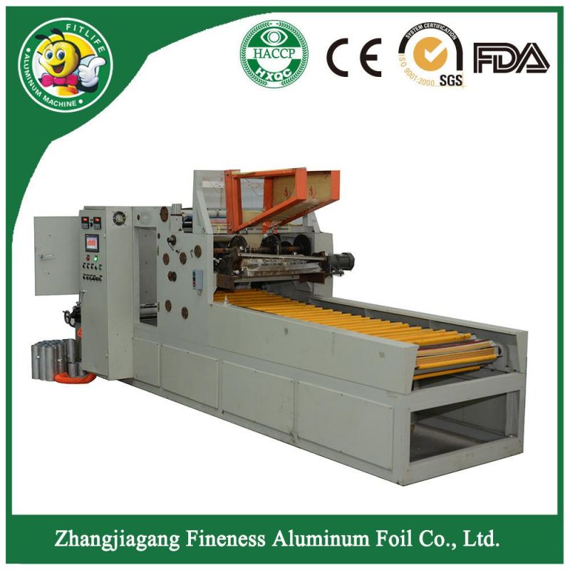 Semi-Automatic Aluminum Foil Rewinder and Cutting Machine