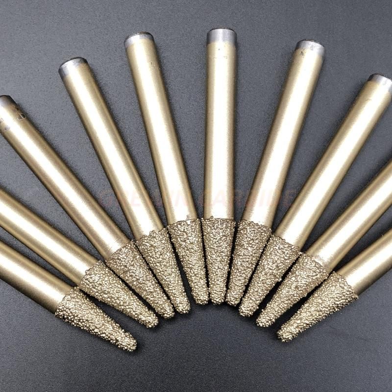 Gw Carbide-Cutting Bits CNC Carving Tool Dental Sintered Diamond Engraving Burrs Router Bits for Stone